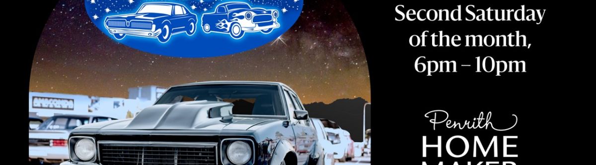 Cars under the stars @Penrith Homemaker Cover Image